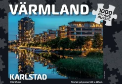 Svenskapussel : Värmland - Karlstad, Klarälven (1000)
