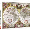 Trefl : A New Land and Water Map of the Entire Earth, 1630 - Henricus Hondius (2000)