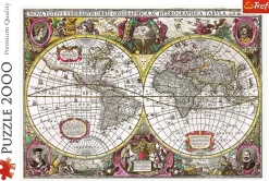 Trefl : A New Land and Water Map of the Entire Earth, 1630 - Henricus Hondius (2000)