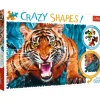 Trefl : Crazy Shapes! - Facing a Tiger (600)