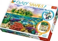 Trefl : Crazy Shapes! - Tropical Island (600)