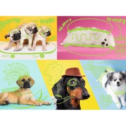 Trefl : Neon Color Line - Far out Dogs (1000)
