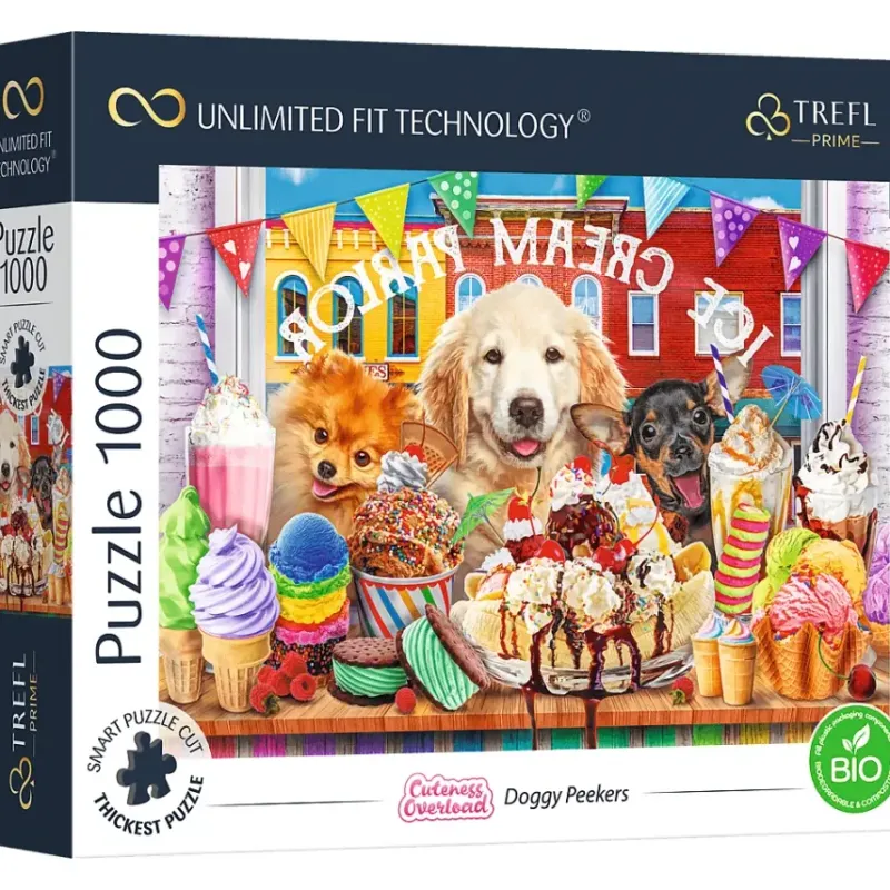 Trefl Prime Infinity: Doggy Peekers (1000)