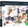 Trefl Prime Infinity: Yoga, Cats & Coffee - Peace of Mind (1000)