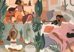 Trefl Prime Infinity: Yoga, Cats & Coffee - Hello Morning (1000)