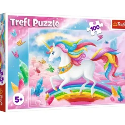 Trefl : Unicorn in a Pink Magical Landscape (100)