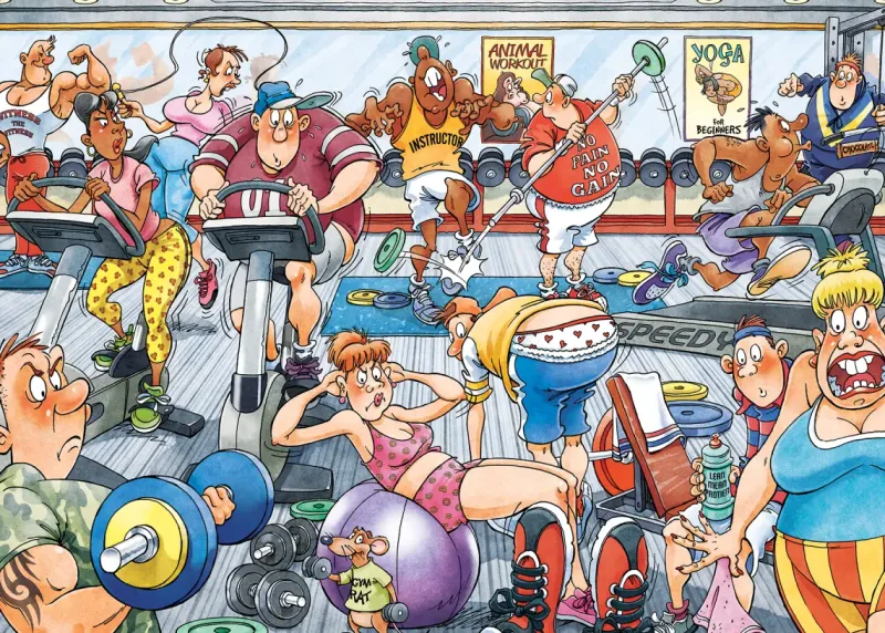 Jumbo Wasgij? Original #28: Dropping the Weight! (1000)