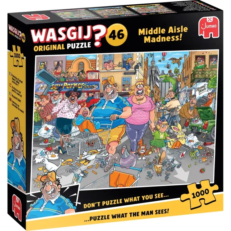 Jumbo Wasgij? Original #46: Middle Aisle Madness! (1000)