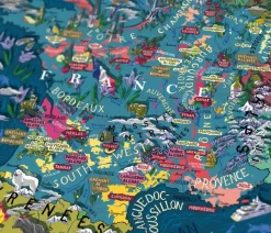 Water & Wines : France - Wine Puzzle (1000)