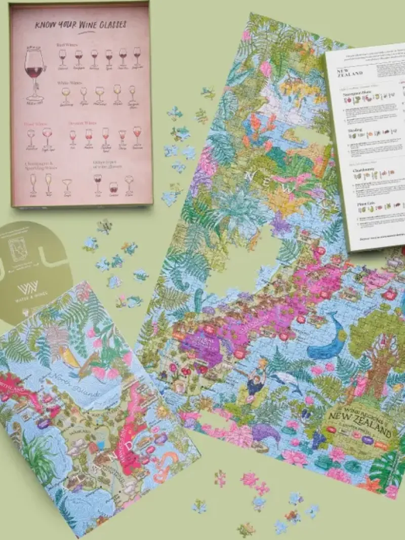 Water & Wines : New Zealand - Wine Puzzle (1000)