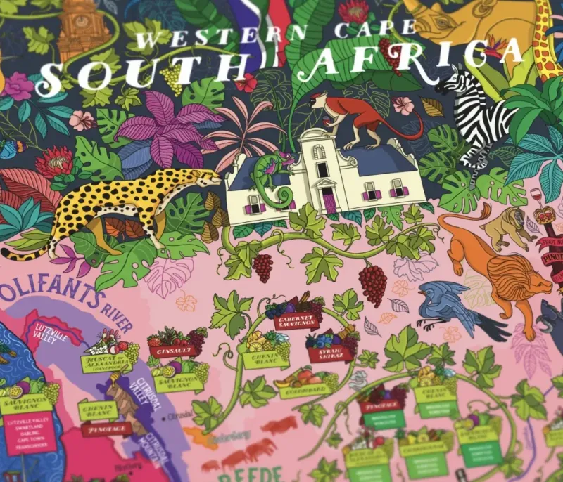 Water & Wines : South Africa - Wine Puzzle (1000)