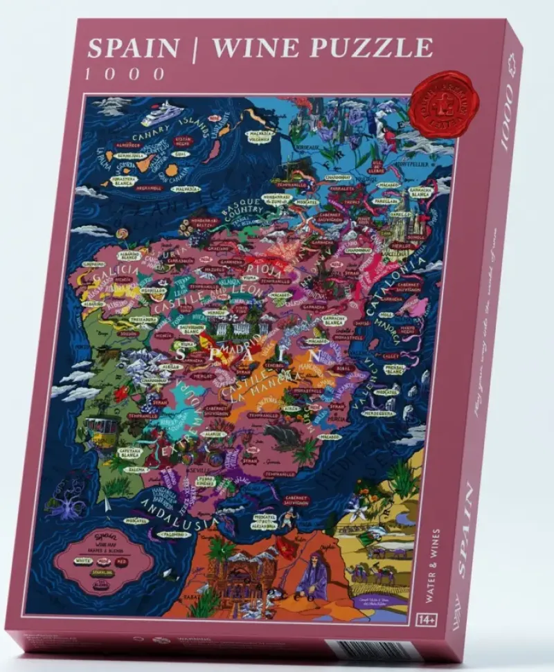 Water & Wines : Spain - Wine Puzzle (1000)