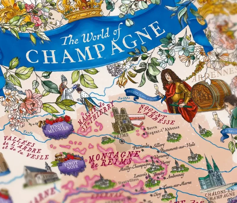 Water & Wines : The World of Champagne Puzzle (1000)