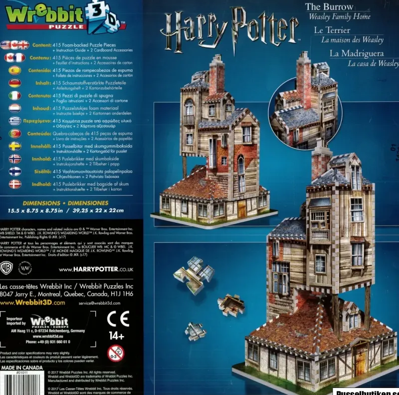 Wrebbit : 3D - Harry Potter, The Burrow (415)